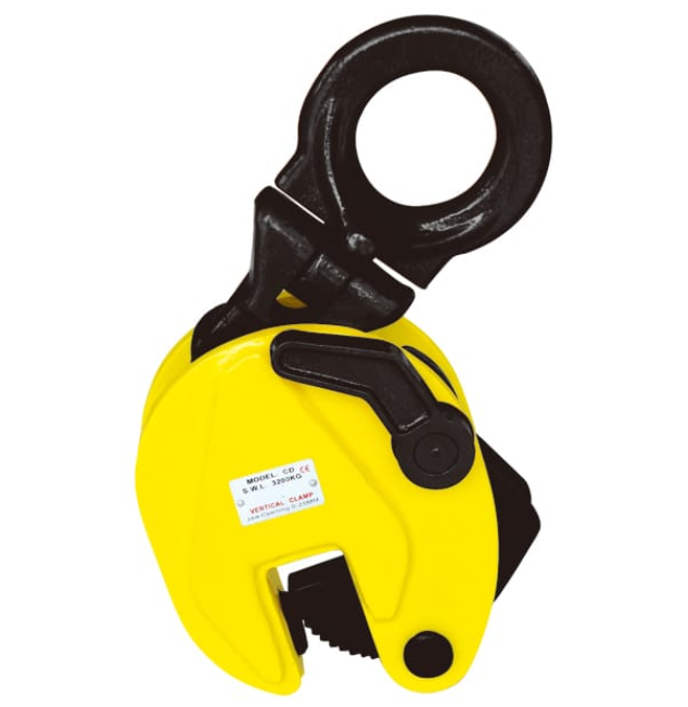 豎吊鋼板鉗用于鋼板的水平搬運